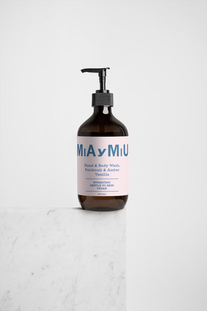 ++ Patchouli &amp; Amber Vanilla (hand &amp; body wash) - MiA y MiU